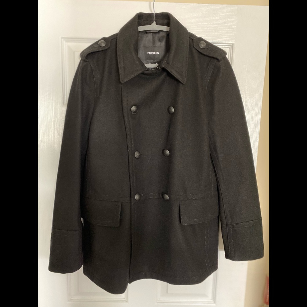 Mens Express Black Peacoat